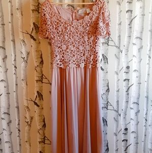 Vintage Silk Formal Gown